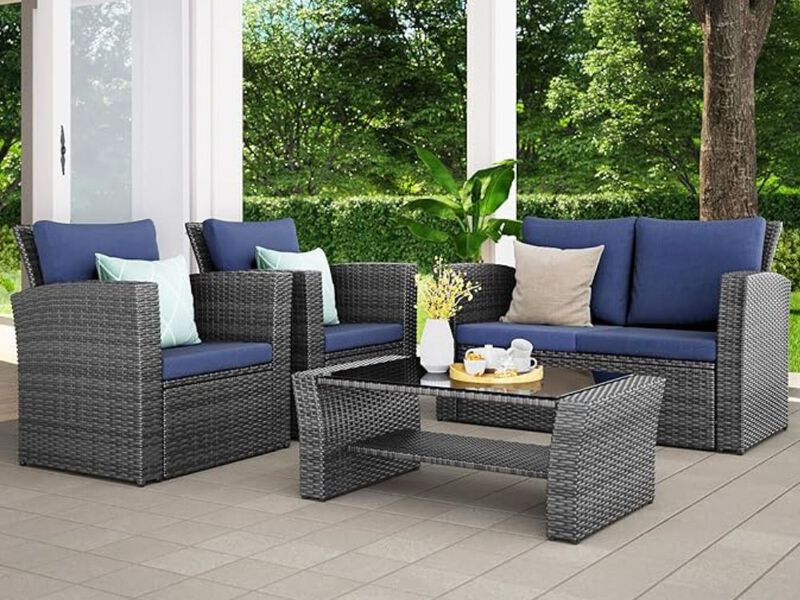 Mini Gold Crystal Chandelier – 4-Light K9 Pendant for Dining Room, Entryway & Kitchen Island (E12 Base, 21" H × 17.7" W)