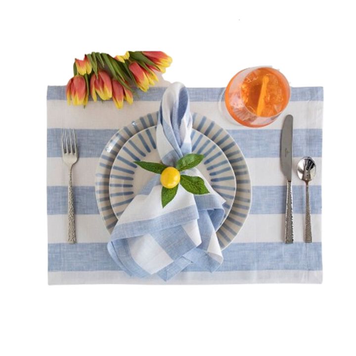 Linen Placemats - Cabana Stripe (Set of 4)
