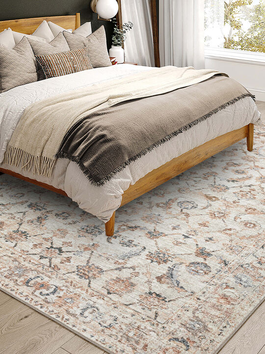 Jericho JC4 Linen 8' x 10' Rug