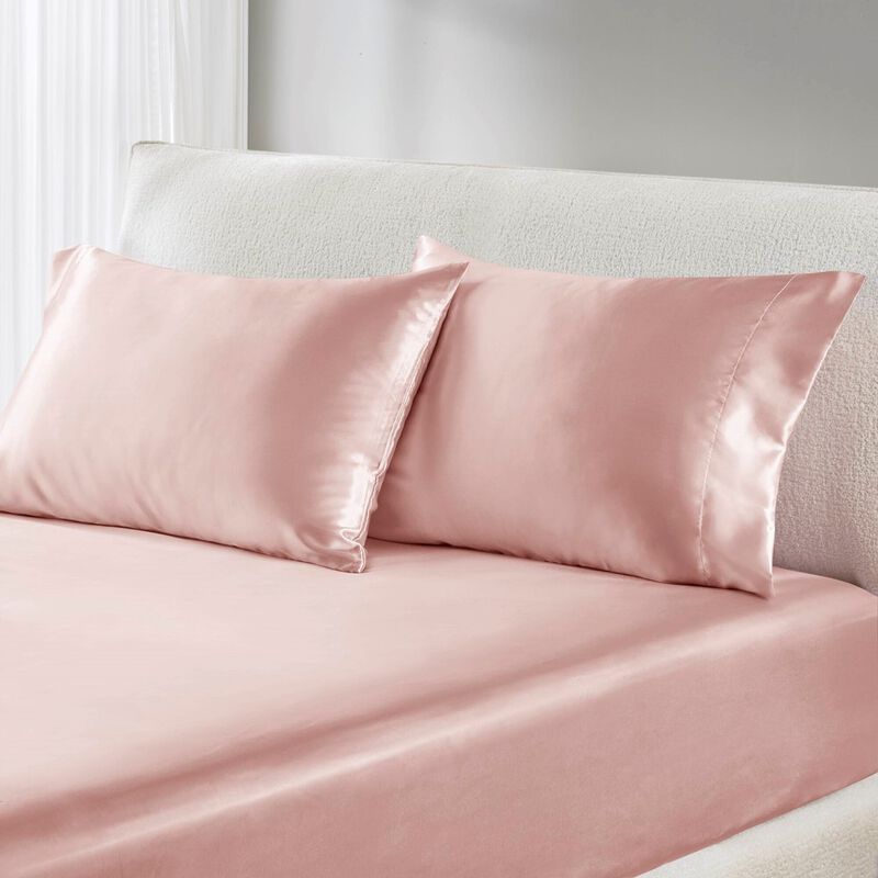 Gracie Mills Coralie 2-Peice Satin Pillowcase Set image number 2