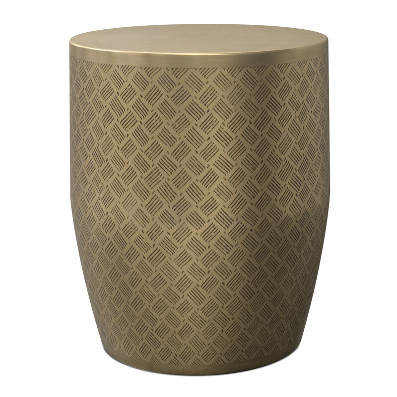 Simpli Home Johnsen 18 inch Cross Hatch Pattern Accent Table image number 0