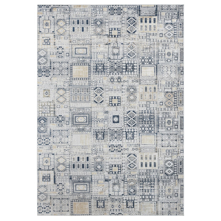 HomeRoots Medallion Area Rug