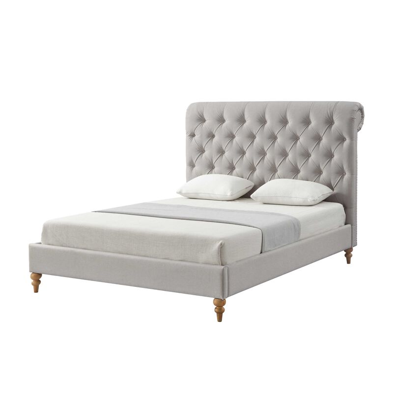 Rustic Manor Aleigha Linen Platform Bed