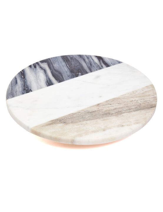 12 inch Single Tier Marble Lazy Susan Turntable