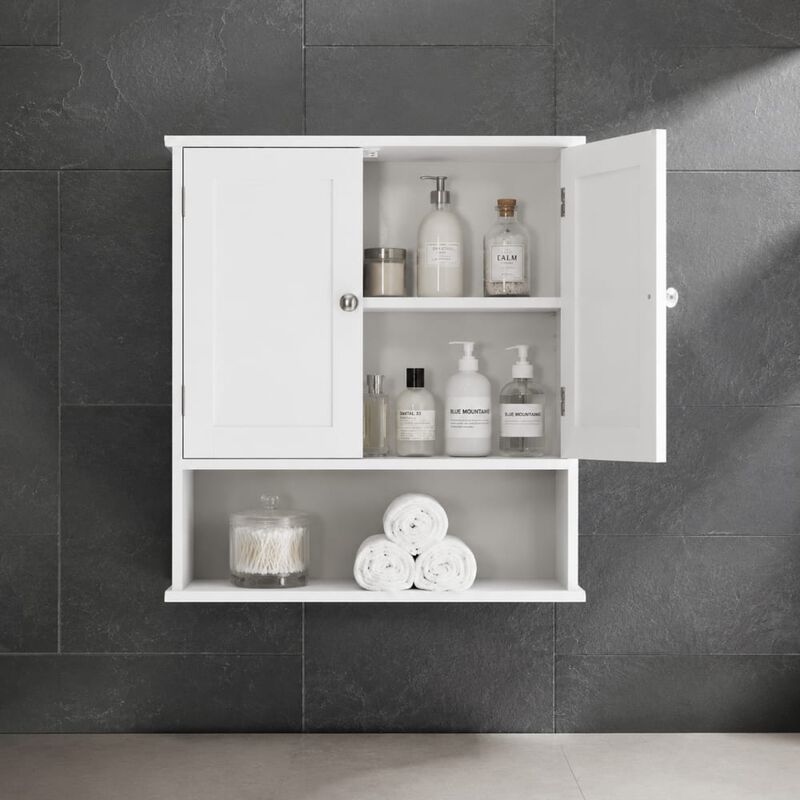 ELEMENT ACE 3-Tier Wall Mounted Medicine Cabinet with Adjustable Shelves, Over Toilet Storage for Bathroom, Kitchen, Entryway image number 2