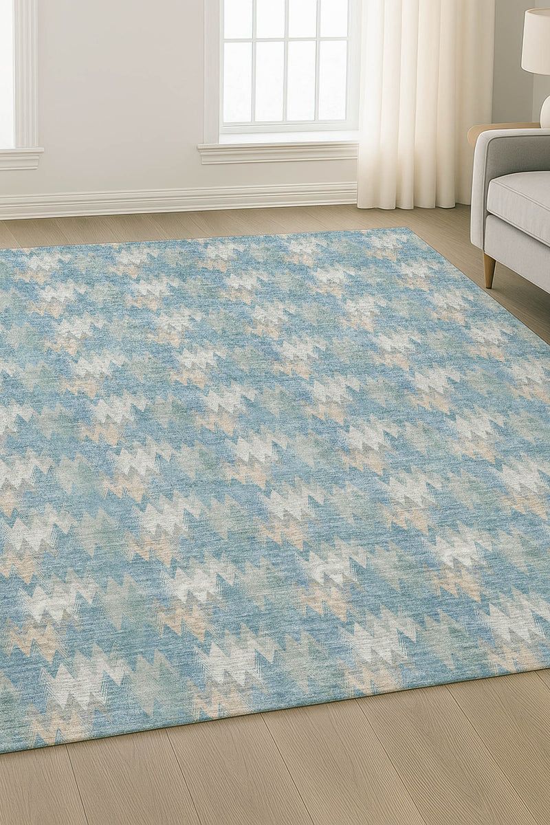 Soft Essentials SE5 Teal 9' x 12' Rug image number 1