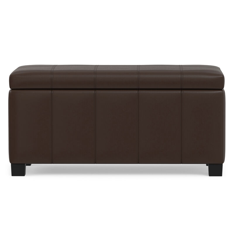 Simpli Home Dover Storage Ottoman Bench image number 6