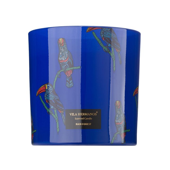 Candle in Jar JUNGLETOPIA TOUCAN RAIN FOREST 650gr 4.92 diam. X 4.92 in
