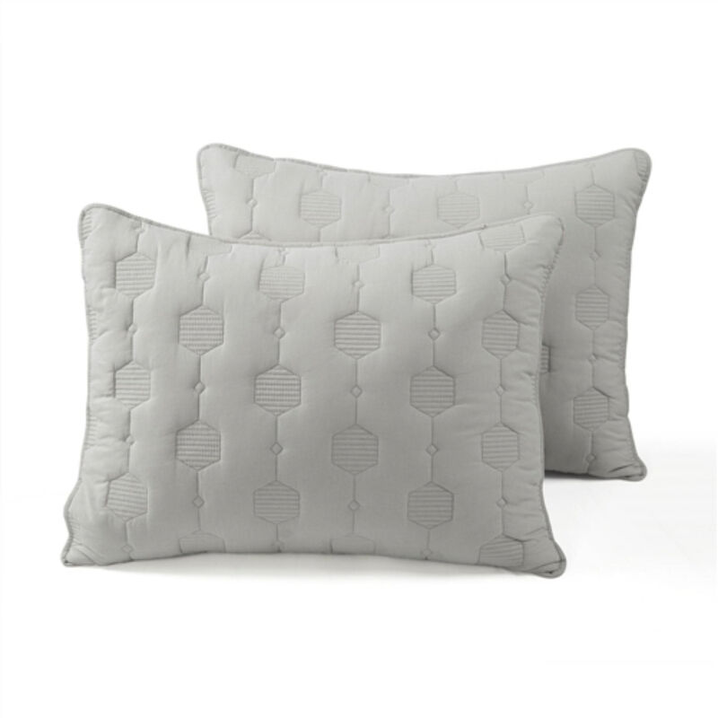 Soft Cotton Quilt Set 3 Piece Lightweight Bedding with Textured Finish