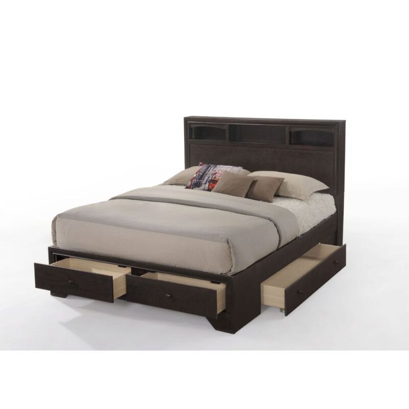 Streamdale Full-Over-Full Bunk Bed with Storage image number 4