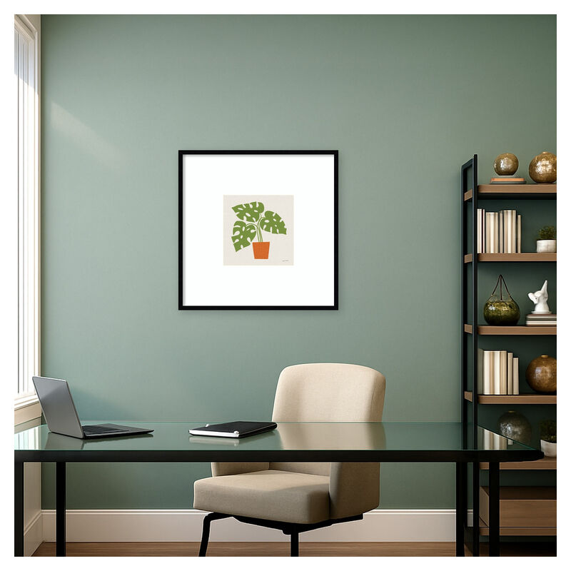 Potted Plants V by Cheryl Warrick Wood Framed Wall Art Print image number 3