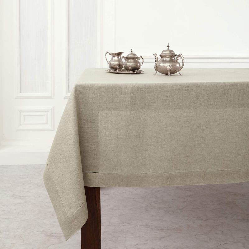 Linen Tablecloth - Classic Hemstitch image number 0