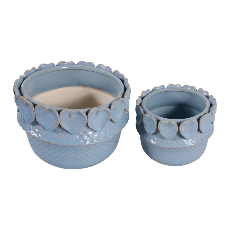 Fallonrun Blue Planters S/2 image number 2