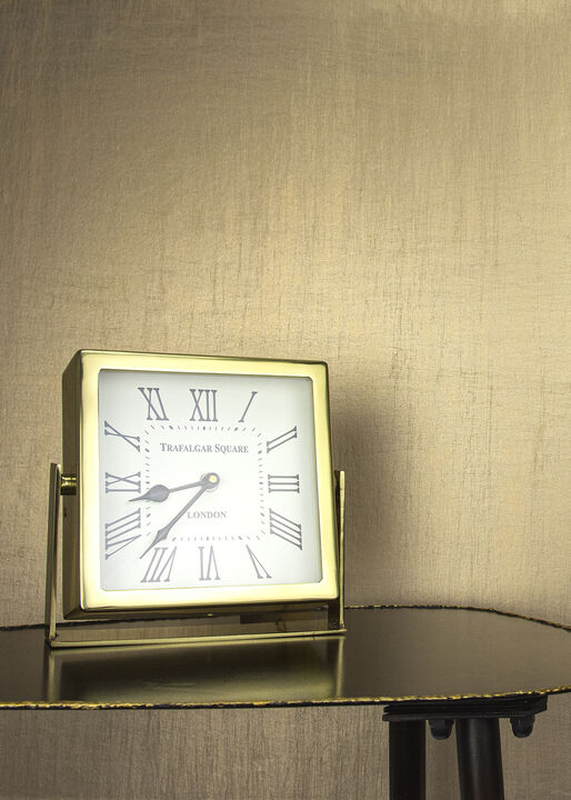 Lustre Gold Silk Weave Wallpaper (Set of 2)