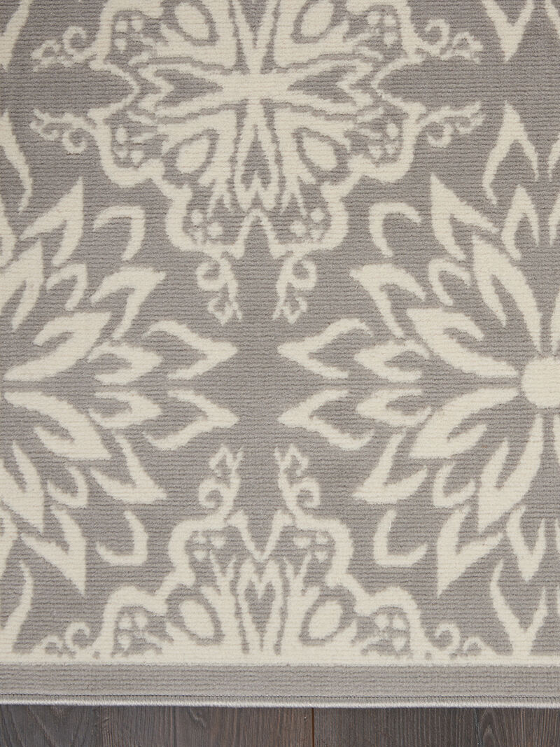 Jubilant JUB06 Ivory/Gray 5'3" x 7'3" Rug
