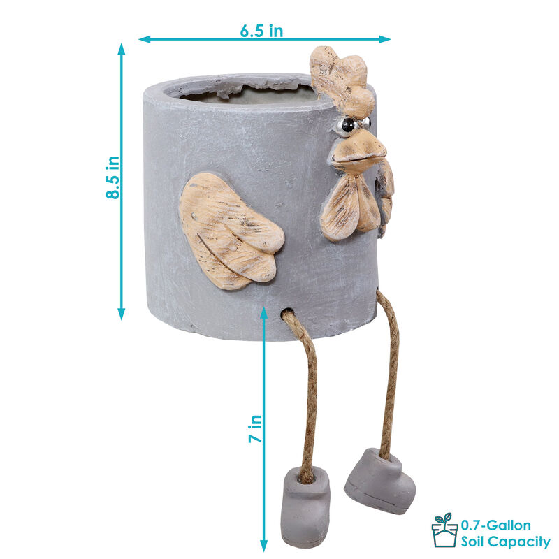 Sunnydaze Magnesium Oxide Tate the Turkey Indoor Plater Statue - 6 in