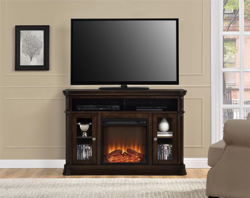 Brooklyn Electric Fireplace TV Console for TVs up to 50"