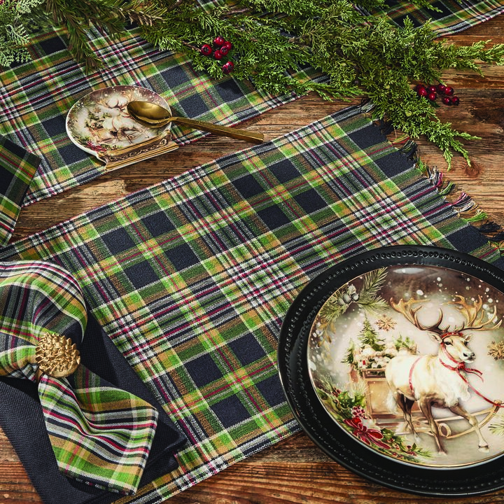 Park Designs Winter's Night Tartan Table Runner
