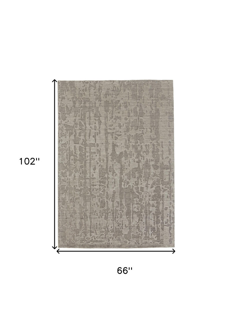 HomeRoots Abstract Hand Woven Area Rug image number 4