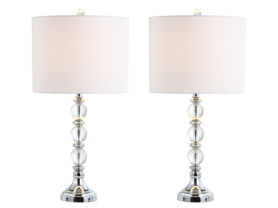 Paul Crystal/Metal LED Table Lamp