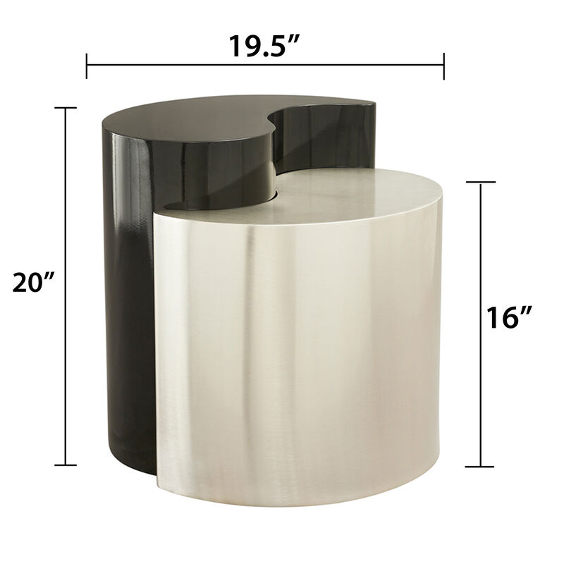 Durevique Yin-Yang End Table image number 4