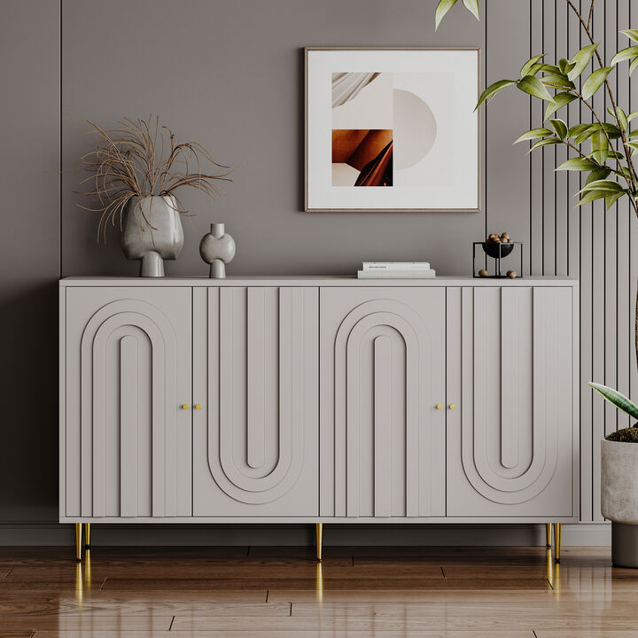 Gitvuk Wooden Cabinet Sideboard