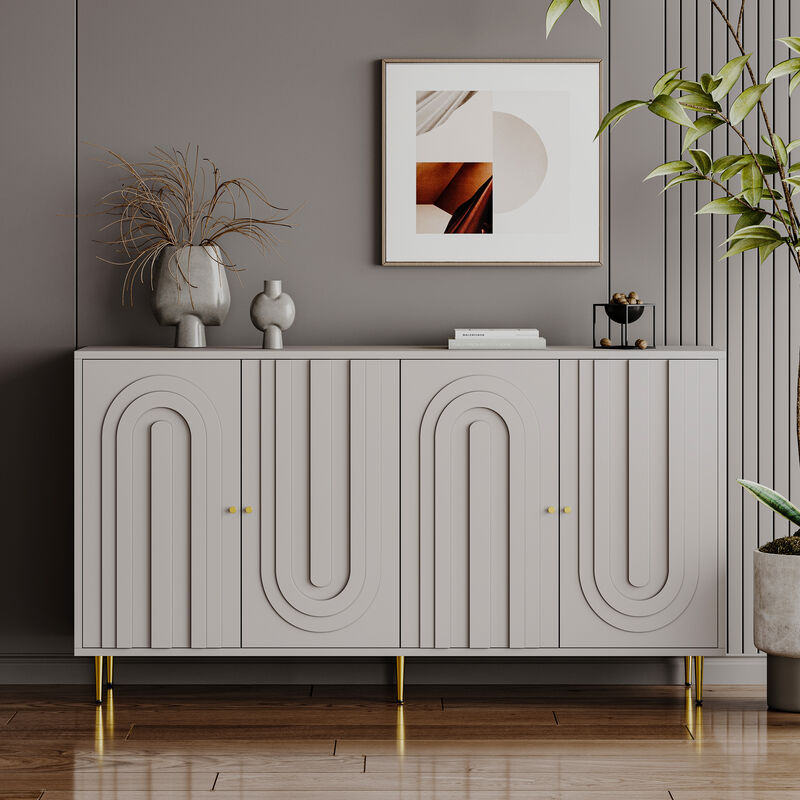 Gitvuk Wooden Cabinet Sideboard image number 1