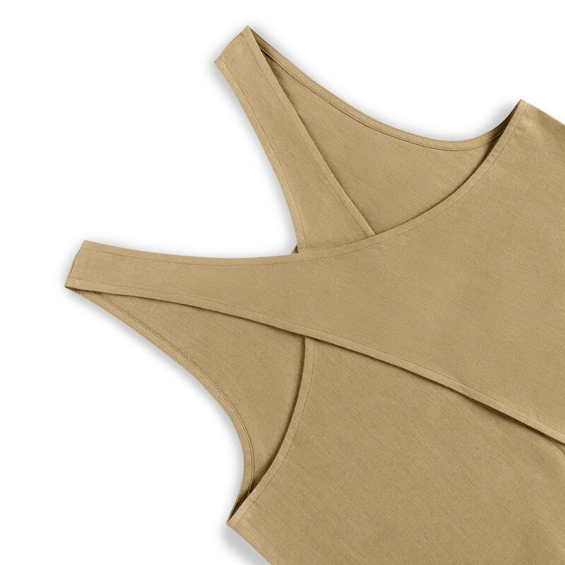 Solino Home 100% Pure Linen Apron - Linen Smock Apron