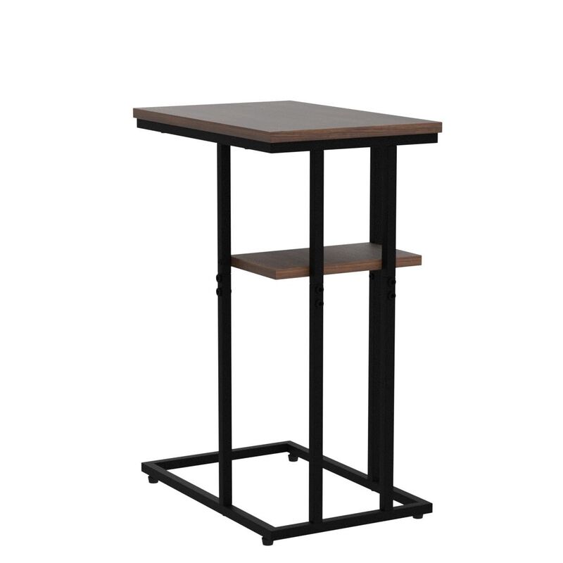 Yoobure C Table End Table Set of 2, Side Tables Living Room, C Shaped Side Table, Couch Tables That Slide Under Couch Table with