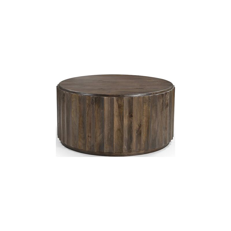 Taran Designs Lennox Round Solid Wood Coffee Table
