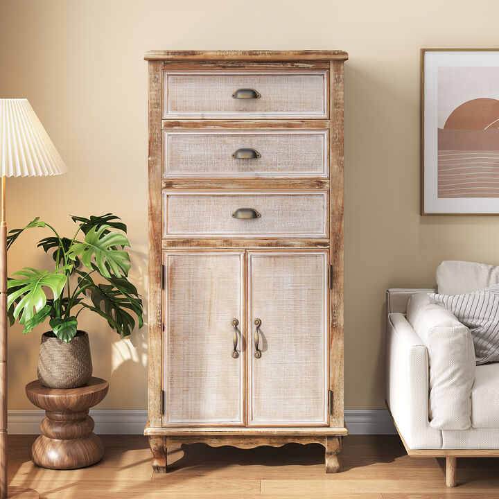 Gekske Wooden Storage Cabinet