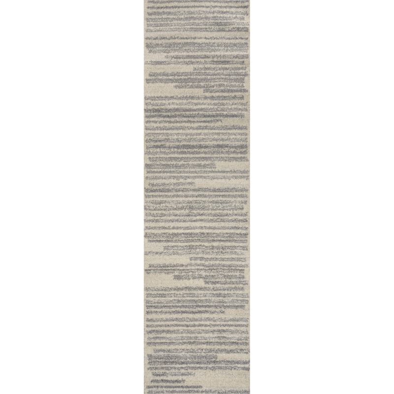 Khalil Modern Berber Stripe Area Rug