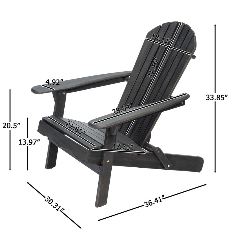Hivvago Malibu Backyard Adirondack Chair image number 2