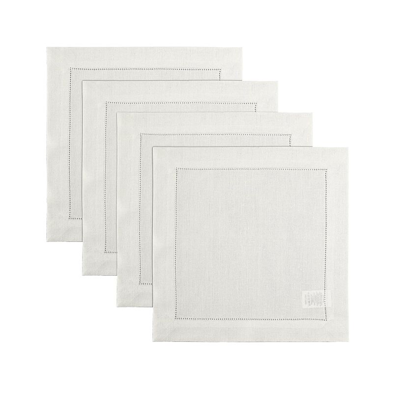 Linen Square Placemats - Classic Hemstitch