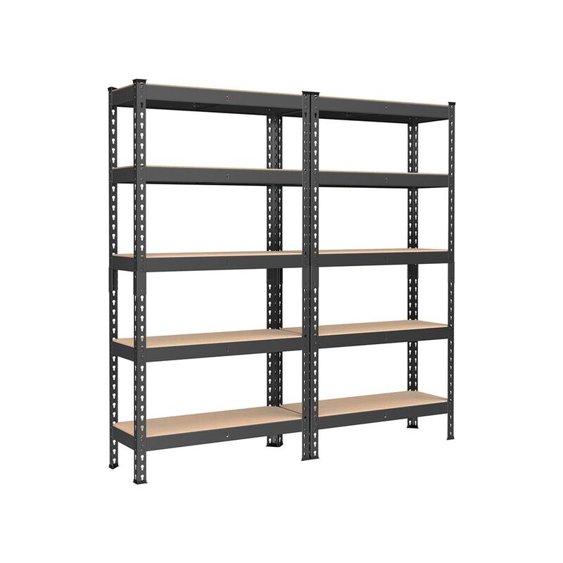 5-Tier Storage Shelves Set of 2