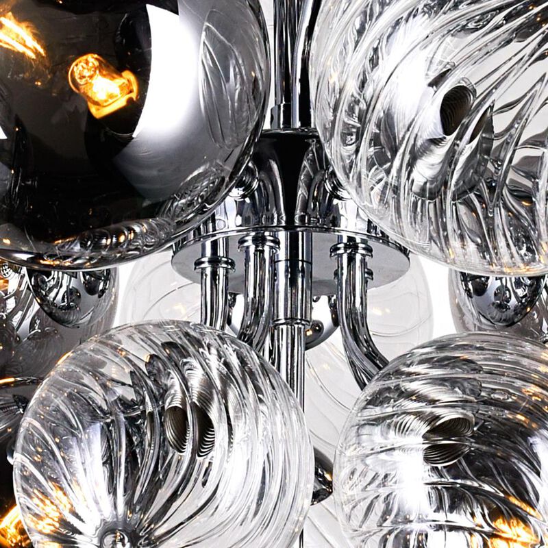 Pallocino 8 Light Chandelier With Chrome Finish