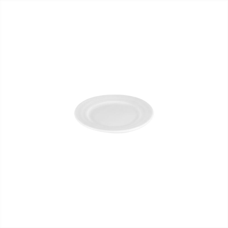 Porcelain Lizbon dia.6.25" Round White Porcelain Plate (Set of 4) image number 2