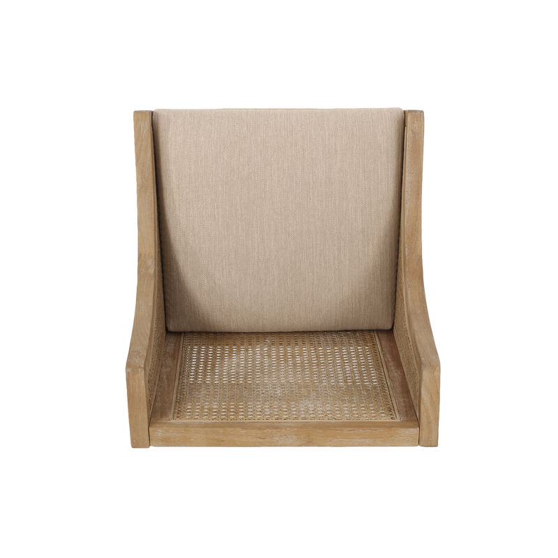 Christopher Knight Home Oneida Upholstered 25.5 inch Wood and Cane Counter Stools (Set of 2) image number 5