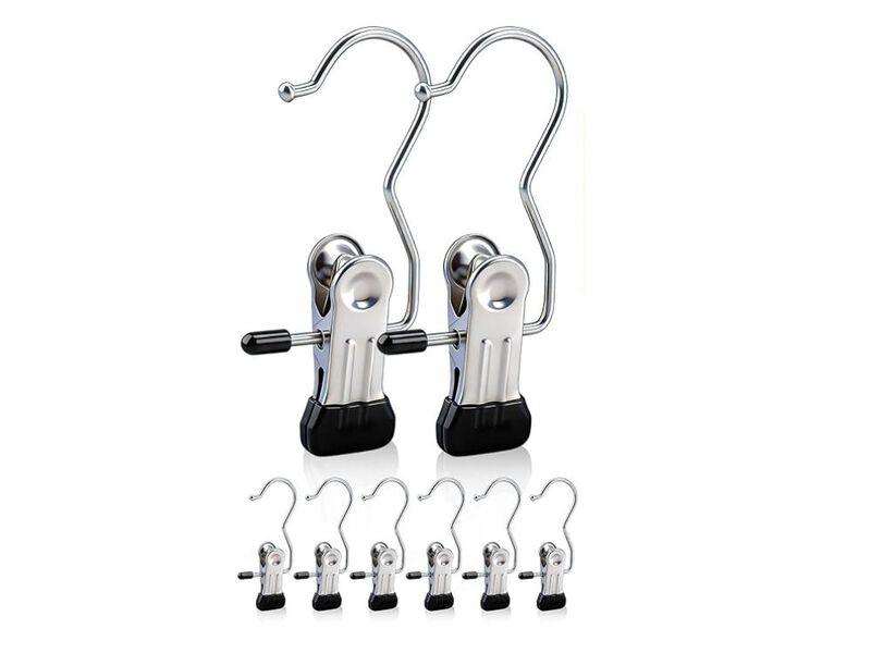 30 Pack Pants Hangers With Clip, Legging Organizer For Closet, Yoga Pants Hanger image number 0