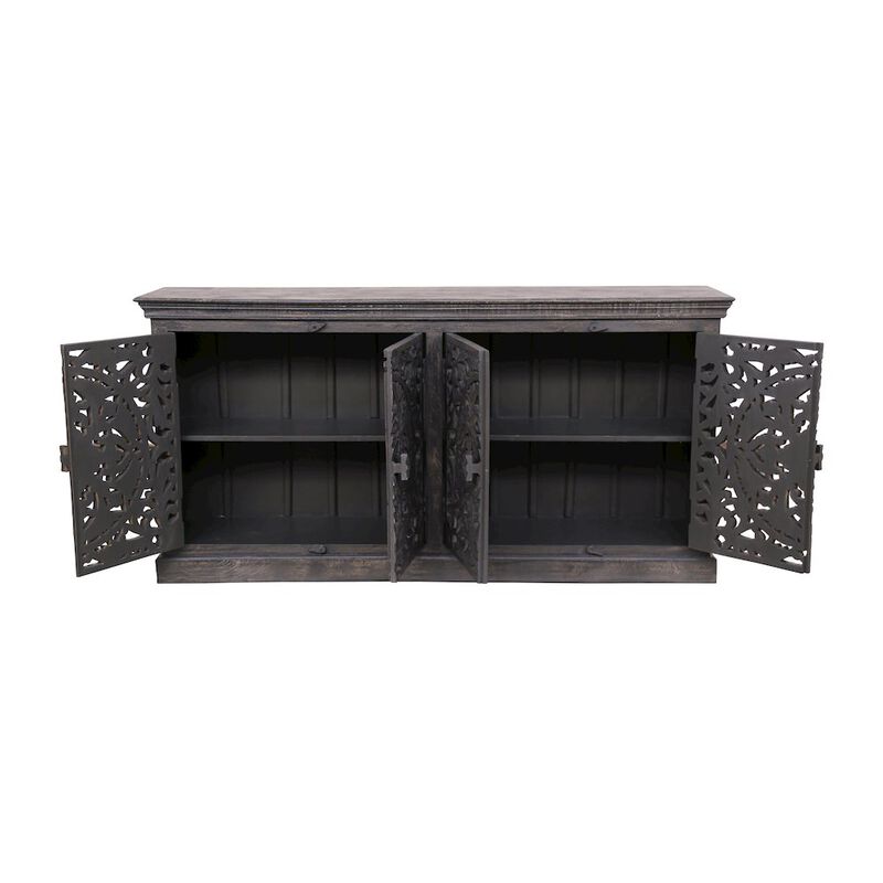 Alex Hamilton Gladys 4-Door Sideboard in Gray image number 2