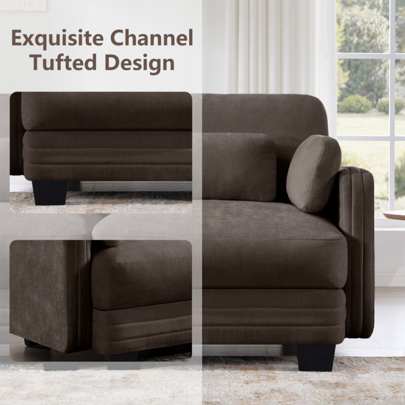 Clesp Modern Minimalist Modular Sectional Sofa image number 5