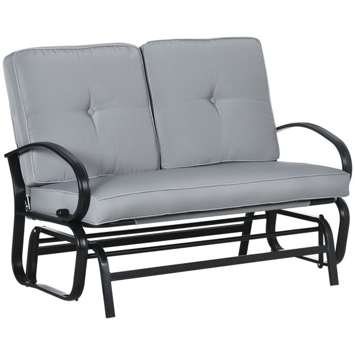 Elegant Outdoor Patio Outdoor Glider Bench For Backyard Seating