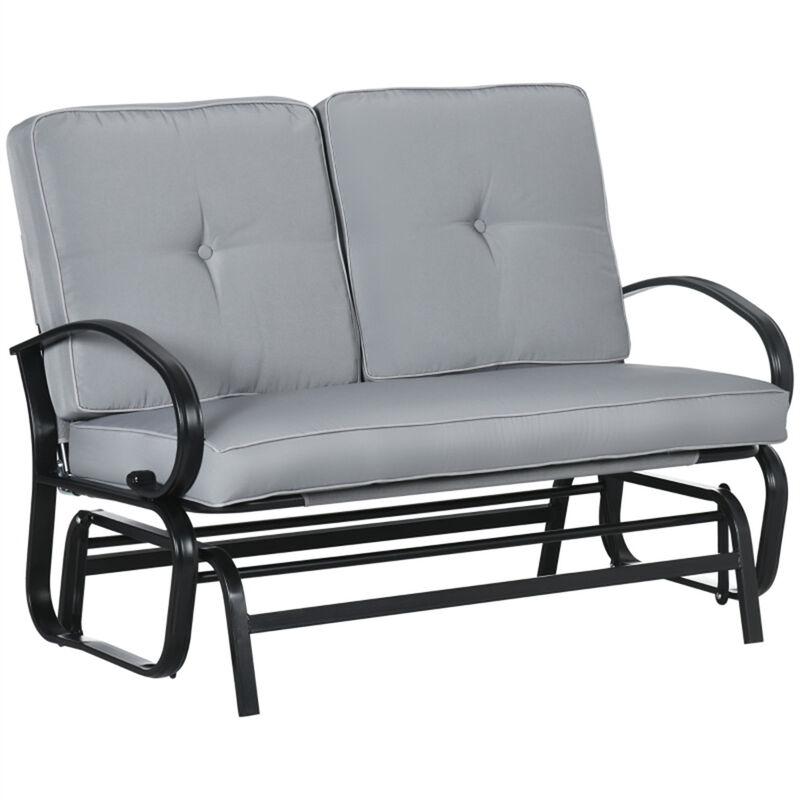 Elegant Outdoor Patio Outdoor Glider Bench For Backyard Seating image number 0