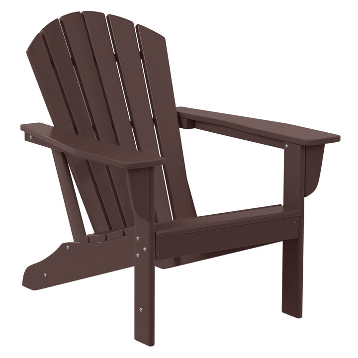 WestinTrends 12 Piece Outdoor Adirondack Chair With Ottoman And Side Table