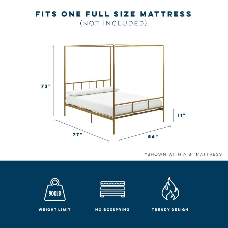 Novogratz Marion Canopy Bed