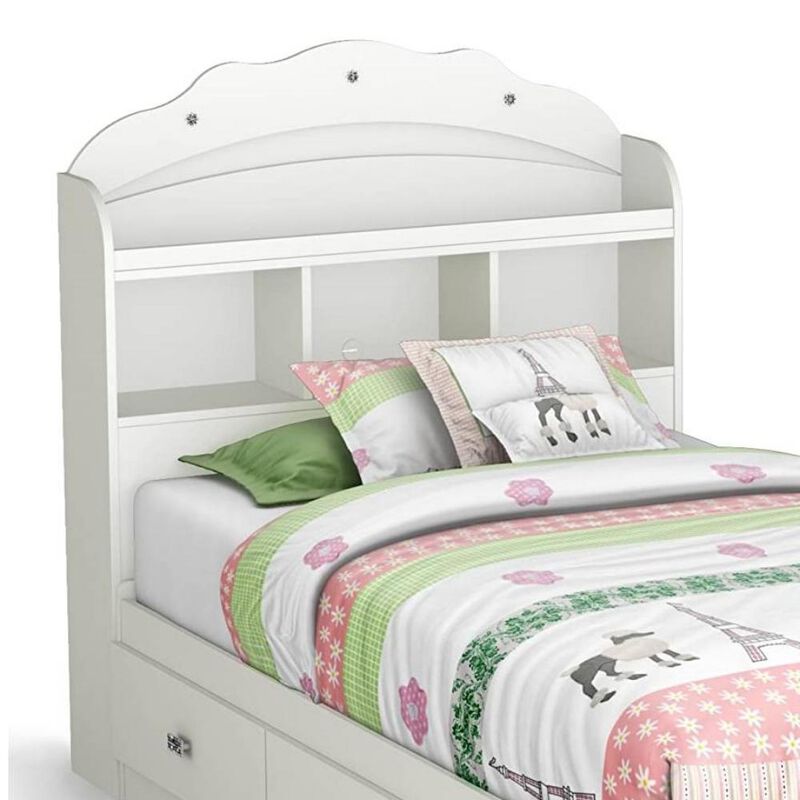 Twin Size Bookcase Headboard with Shelves for Convenient Storage and Stylish Bedroom Organization