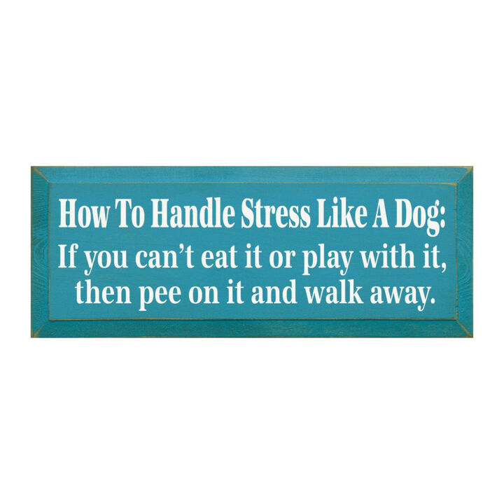 Rustic Dog Quote Wood Sign Funny Pet Saying Wall Decor for Home or Office