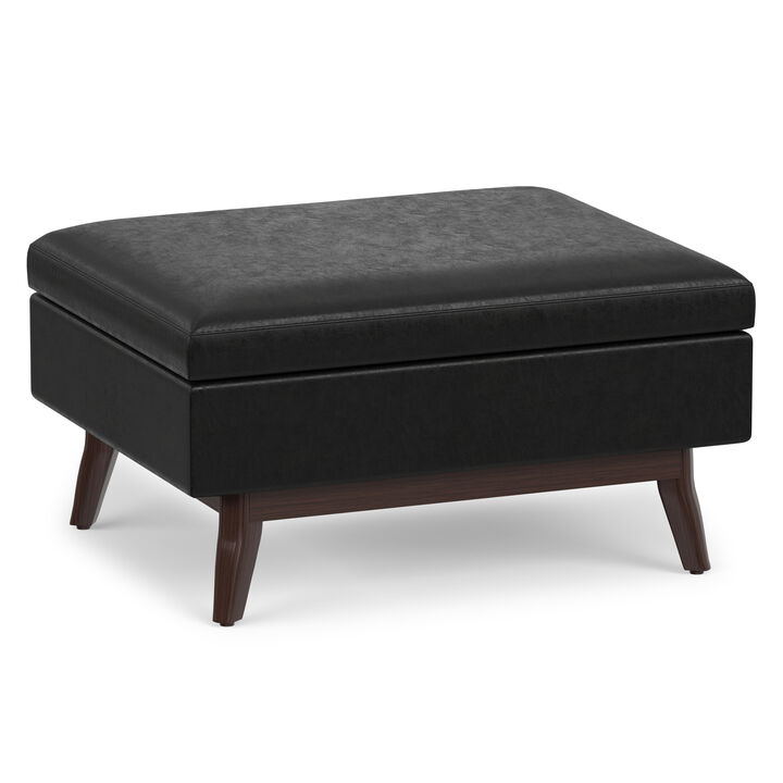 Simpli Home Owen Coffee Table Storage Ottoman