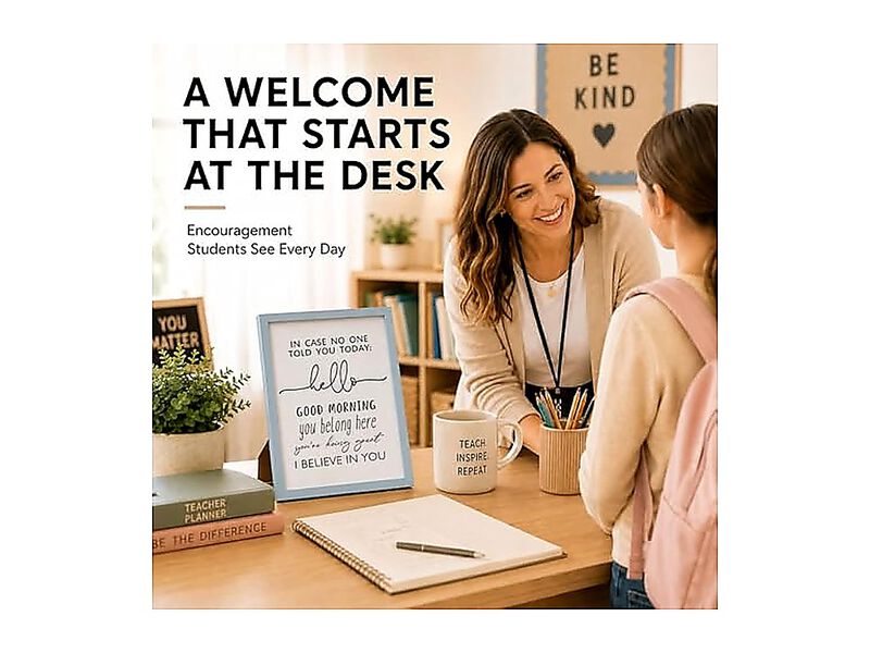 Classroom Signs Teachers Inspirational Teacher Decor Wall Art High School Middle image number 2