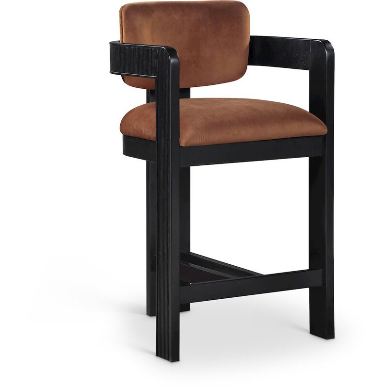 Meridian Furniture Sacha Velvet Stool